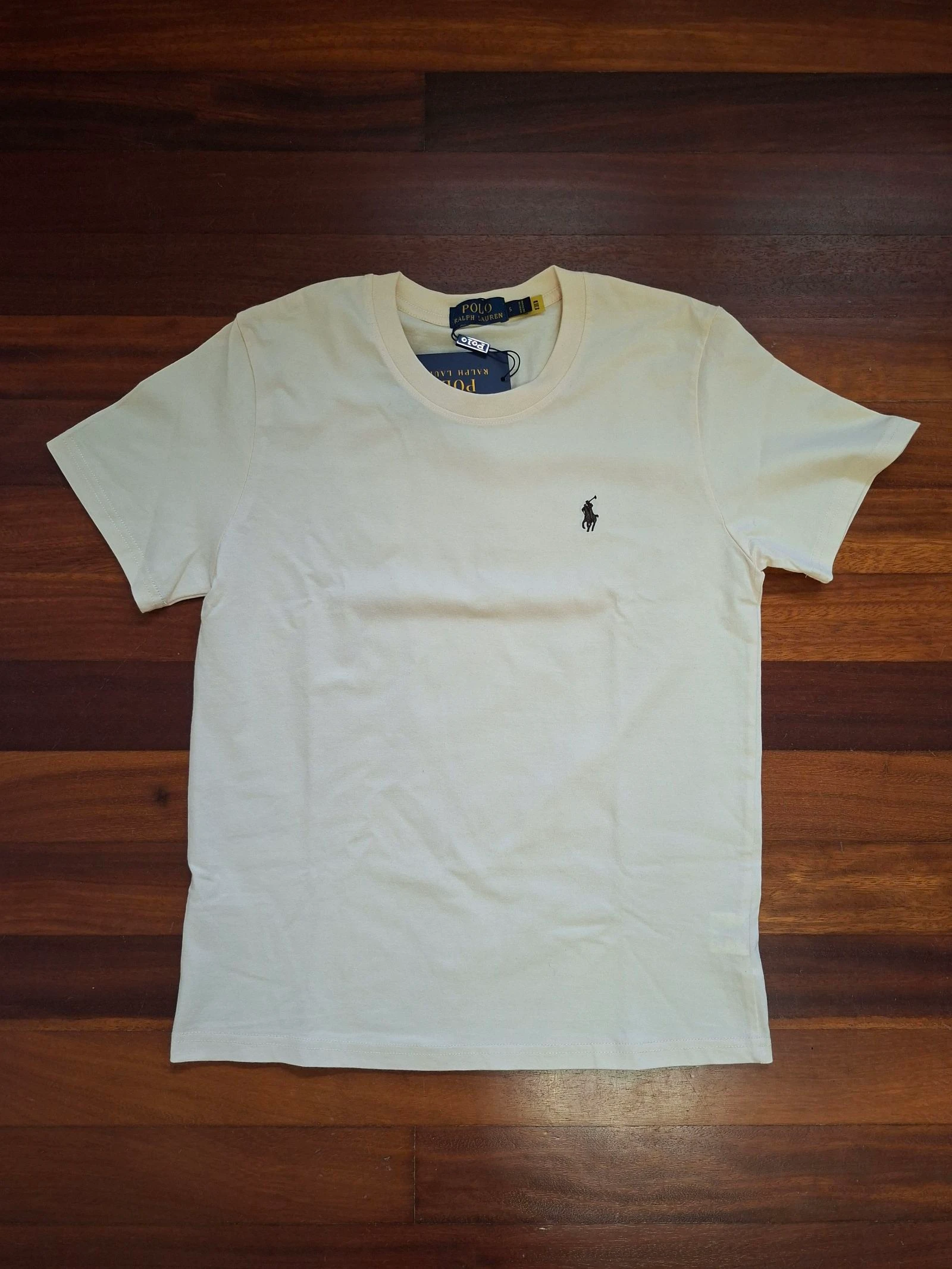 Ralph Lauren camiseta de manga corta color crema talla S
